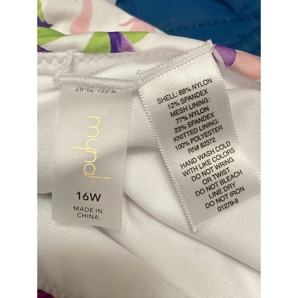 Women’s Swim Bottom 16W‎ Mynah NWT Floral High Rise - Picture 7 of 7